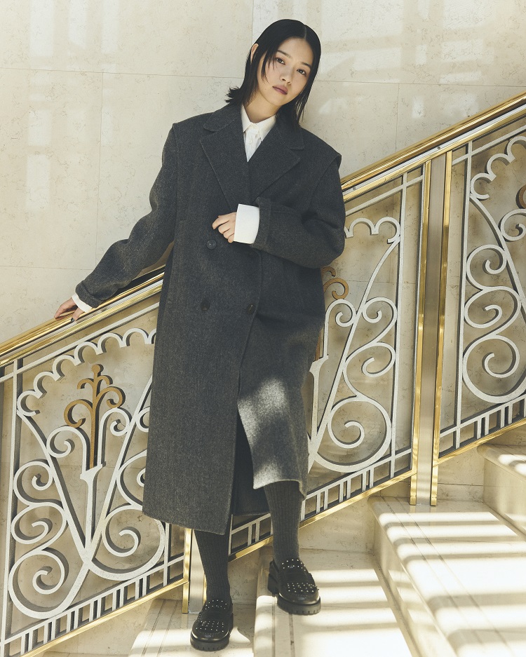 希少 大きいサイズ マックスマーラウィークエンド ロングコート 2XL ツイード マックスマーラ ウィークエンド レディース コート MAX MARA